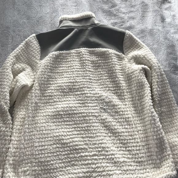 Furry Grey and White Jacket - Picture 4 of 4